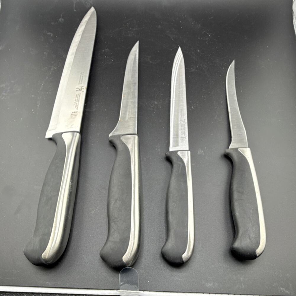 J.A. Henckels International Fine Edge Synergy 4-Piece Stainless Steel Knife Set